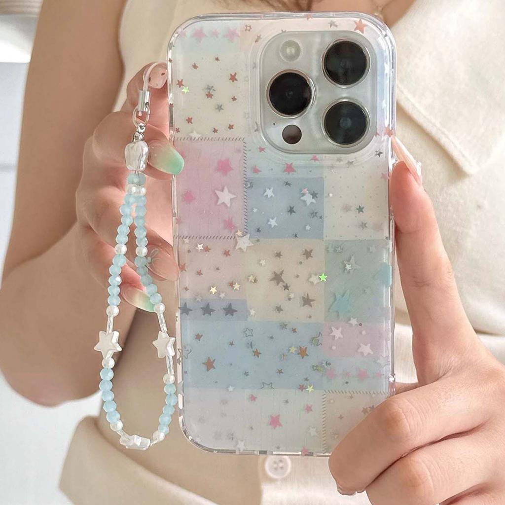 Блестящая звезда из блесток IMD чехол-браслет задняя крышка для iphone 15 13 pro max 14 16 promax мультяшный чехол для телефона conque