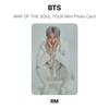 BTS MAP OF THE SOUL TOUR Мини-фотокарточка Официальная фотокарточка