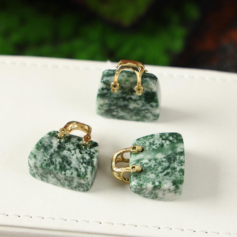 Аметист и Розовый Кварц Кристальная Подвеска Украшение для Сумки