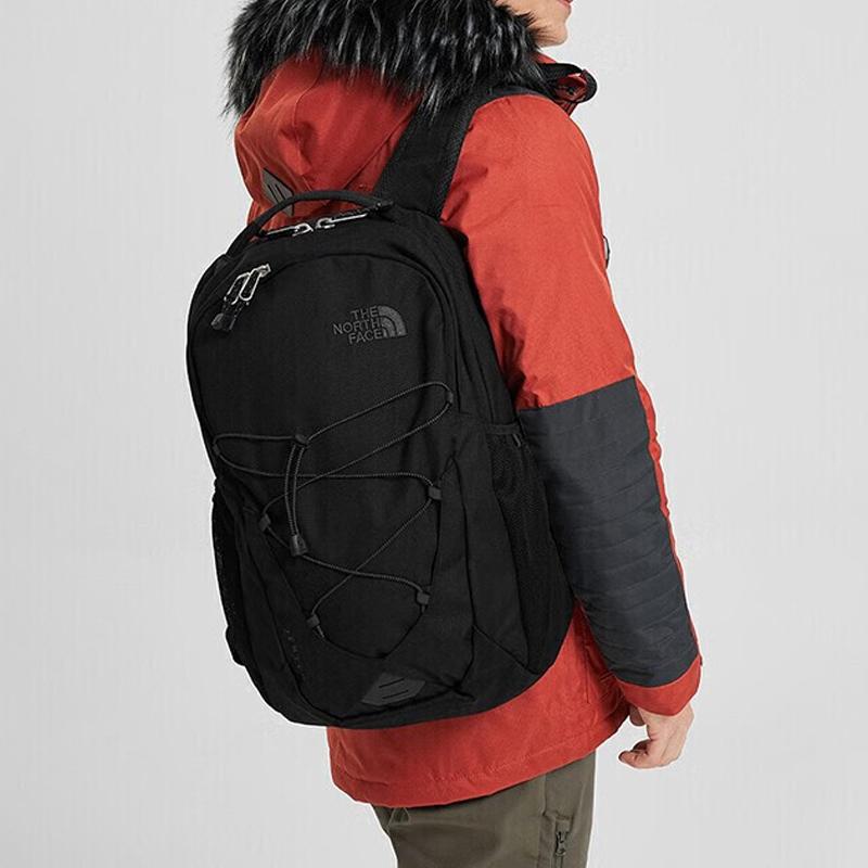 The North Face 28л Удобный Дышащий Вышитый Логотип Дорожный Рюкзак Унисекс Рюкзак Черный NF0A3KV7-V7N