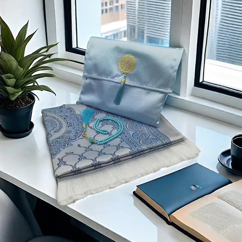 3 шт./комплект исламских молитвенных ковриков, мусульманский молитвенный коврик с изысканным жаккардовым узором, доступно несколько вариантов для путешествий