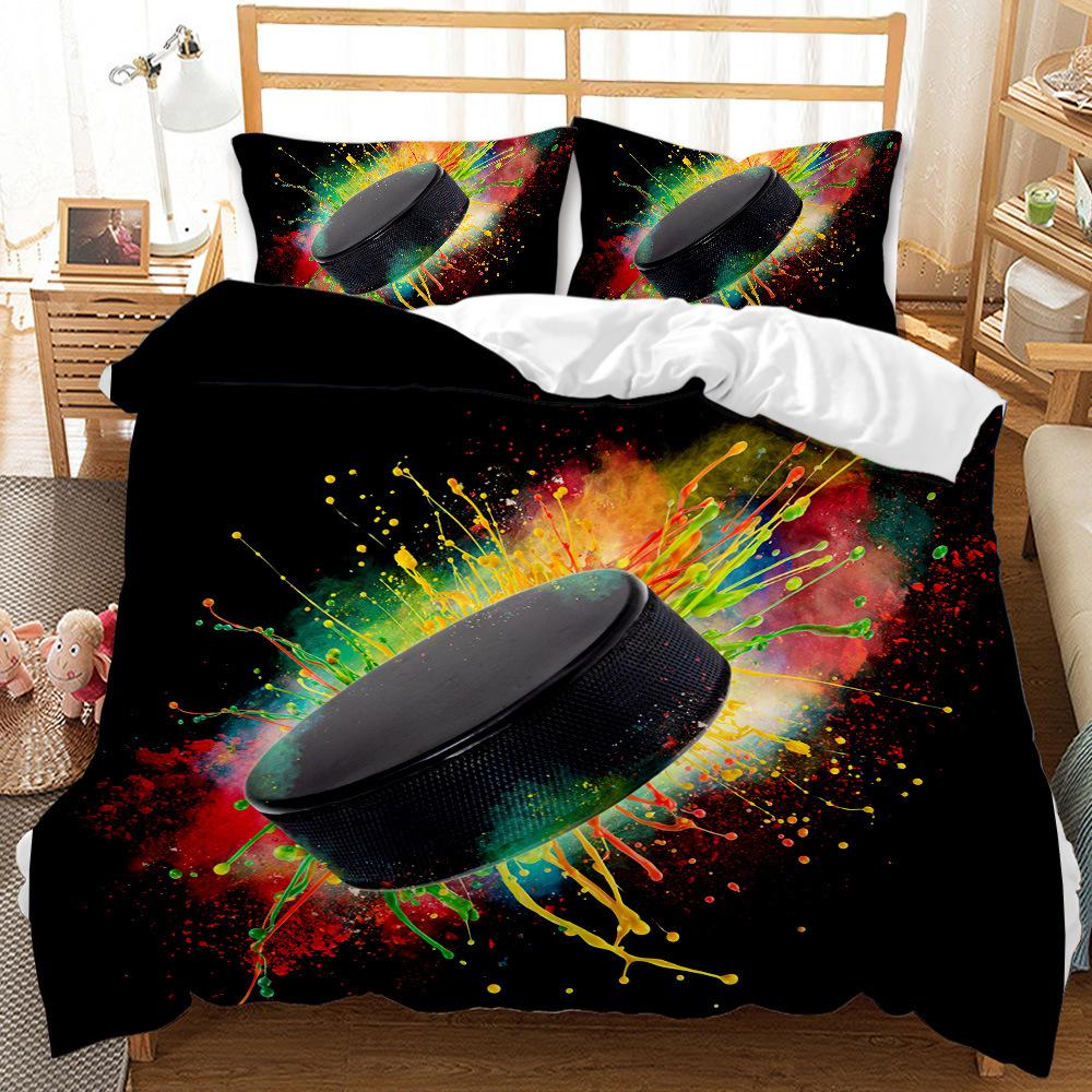 3D Музыкальный комплект постельного белья Музыкальный инструмент Пододеяльник и наволочка 2/3 шт. AU240 * 270 Полноразмерное украшение для дома
