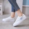 Fashion Women Casual White Shoes Breathable Embroidered Flower Casual Sneakers New Spring Autumn Fashion White Shoes Zapatos De Mujer