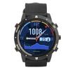 Running Swimming Sports Smart Watch 1.28in IPS TFT Compass Barometer Smart Waterproof Men Watch Black