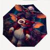 Gremlins Fashionable Automatic Opening/Closing Folding Umbrella. Portable and Foldable, Ideal for Gift, Travel, and Daily Use.