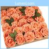 Foam Rose Flower Wedding Centerpiece Accessories With Stem For Home And Outdoor Decor