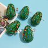 1/8Pcs Wind-up Frog Toy Nostalgic Vintage Movable Eyes Clockwork Spring Iron Jumping Green Frog Toy Party Favors Kids Adults Gift