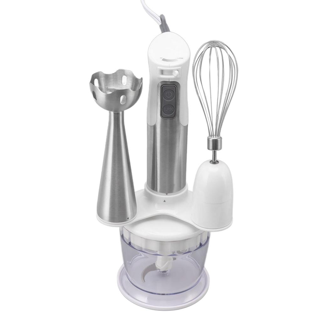 Food Processor 304 Stainless Steel Motor Electric Food Chopper for Slicing Shredding Mincing Puree