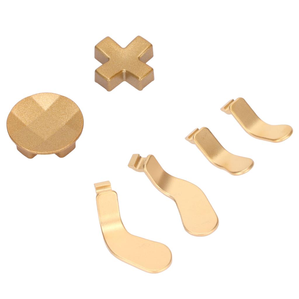 4pcs Trigger Paddles and 2 Interchangeable D Pads Stainless Steel Replacement Parts for Xbox One