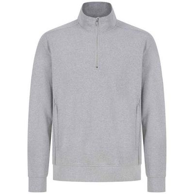 Henbury Толстовка с молнией на четверть для взрослых унисекс из экологически чистого материала