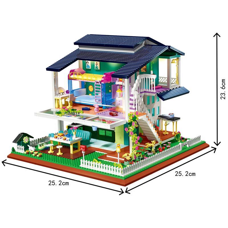 Zhegao Tree House Building Blocks Orchid Flower Villa Bricks Cabin Juguetes Diy Toys Moc Magic Hotel Gift Adult Present