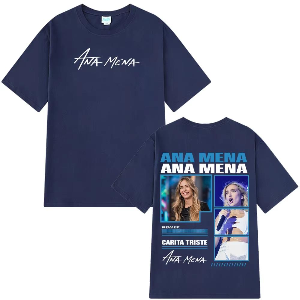 Singer ANA UnisexA Tour 2026 New Album T Shirt Unisex Womens Cotton Oversized Tshirts Casual Aesthetic Fashion Tshirt Streetwear