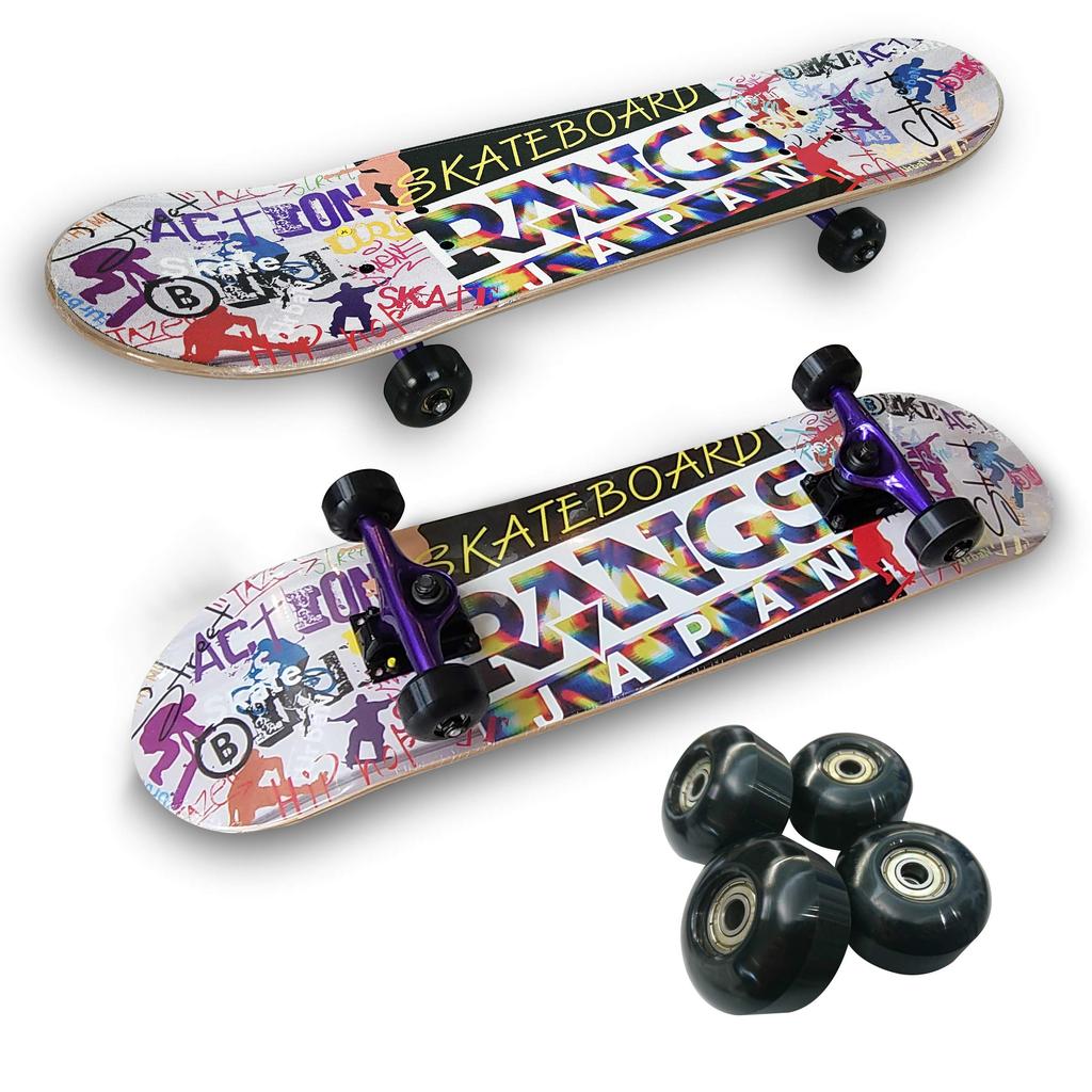 RANGS R1 Skateboard Genuine Replacement Wheels of 4 with 51mm Not (Pack Bearings), (Color Available)