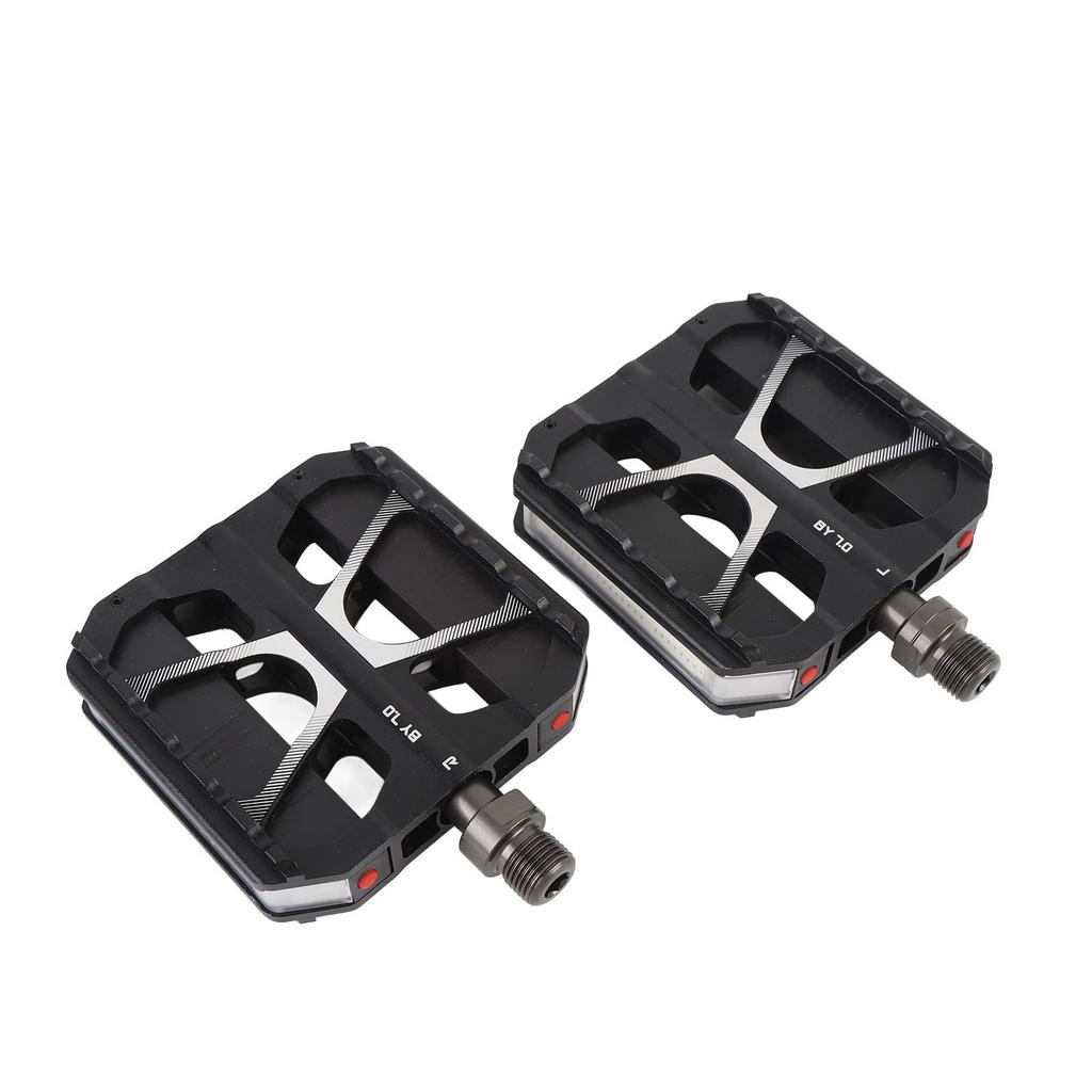 2шт алюминиевые велосипедные педали из сплава 3 подшипника педали с 7 режимами освещения велосипедные аксессуары