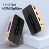 Vention HDMI Splitter 1 In 2 Out HDMI Video Splitter Support 4K*2K 3D 1080P With Power Supply for Xbox PS4 TV HDMI Switcher