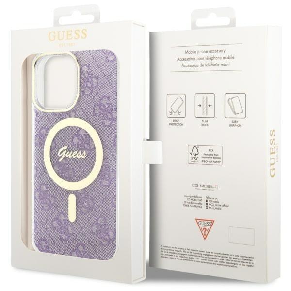 Guess Guhmp14Xh4Stu Case For Iphone 14 Pro Max 6.7 Purple/Purple Hardcase 4G Magsafe