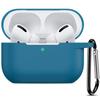 Усиленная ELYBYYLE для AirPods Pro 2 TPU Беспроводная зарядка Потеря Защитный чехол для AirPods Pro Синий [Версия 2024] Чехол, Материал, Совместимый,