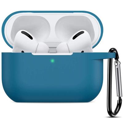 Усиленная ELYBYYLE для AirPods Pro 2 TPU Беспроводная зарядка Потеря Защитный чехол для AirPods Pro Синий [Версия 2024] Чехол, Материал, Совместимый,