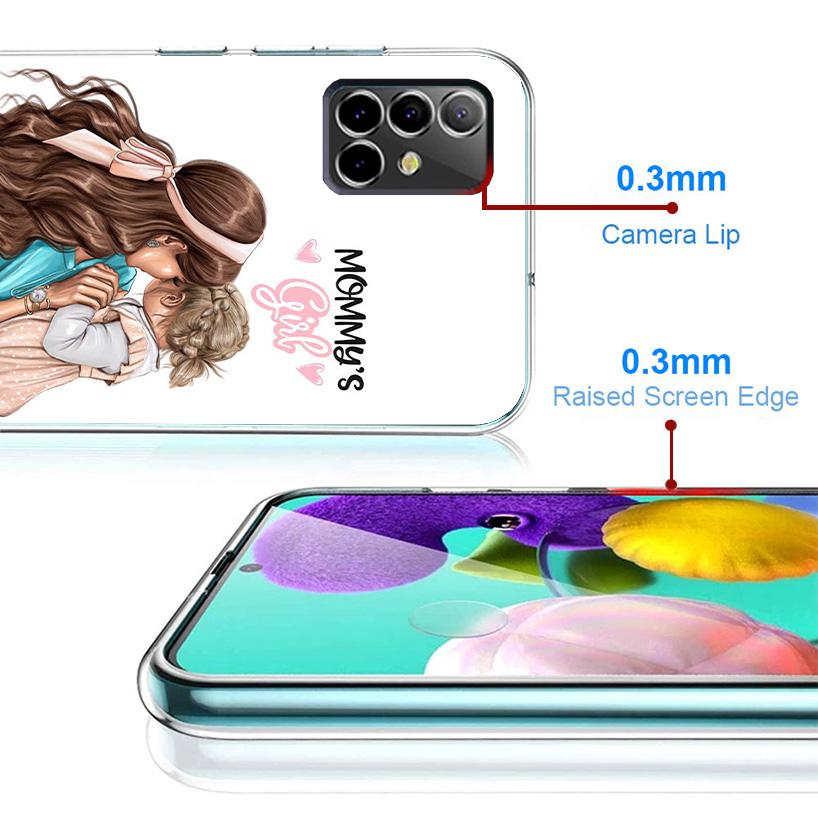 Mom Baby Girls Phone Case For Samsung Galaxy A17 A16 A15 A14 A13 A57 A56 A55 A54 A53 A37 A36 A35 A34 A33 A26 A25 A24 A23 Galaxy