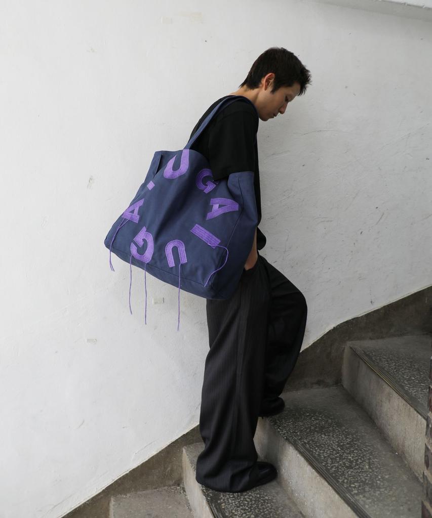 IUGA MAKARAS IUGA Big Shopper Bag (Burgundy / Charcoal / Navy)