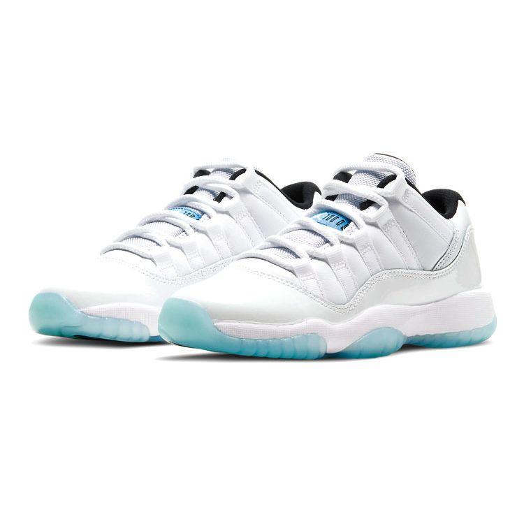 Детские кроссовки Air Jordan 11 Retro Low GS Legend Blue White Black 528896-117