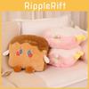Мультяшный плюшевый набор подушка-плед с набивкой из полипропиленового хлопка для офисного сна