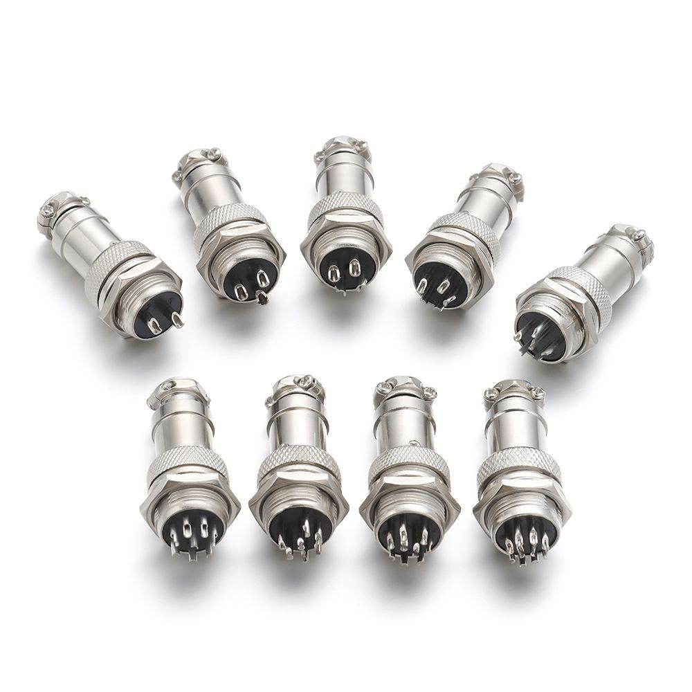 Прочный адаптер крепления Авиационный разъем GX16 M16 Штекер / Гнездо Кабельный разъем