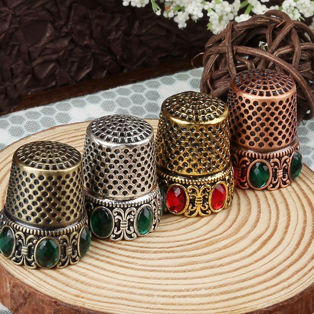 Finger Protectors Vintage Sewing Thimble Sewing Finger Protector Ring Thimble Sewing Tools