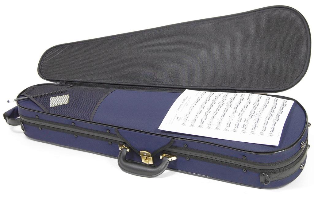 Super Light Triangular Shaped Violin Case, Blue