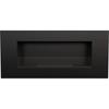Wall Mounted Bioethanol Fireplace DELTA 2 Black with Glazing TÜV