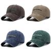 Letter Logo Baseball Hat Cotton Windproof Adjustable Cap For Everyday Outdoor Wear