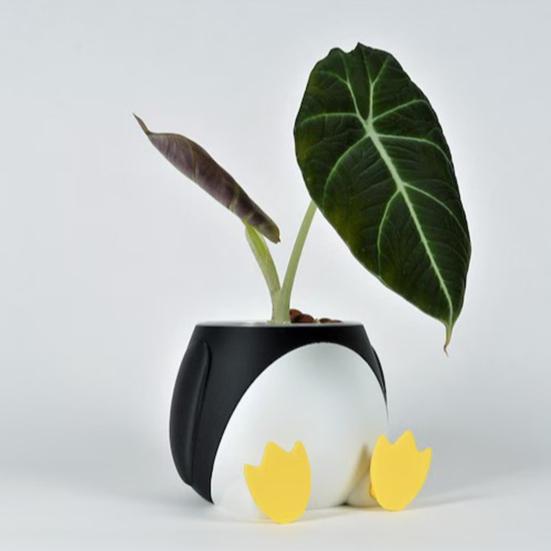 Животное Цветочный Горшок Смола Пингвин Утка Суккулент Кашпо Настольный Декор Цветочный Горшок