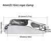 316 Stainless Steel Clam Cleat Heavy Duty Boat Mooring Cleat Yacht Accessories  Boat