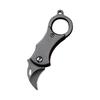 Mini Fox Necklace Pocket Knife Outdoor Portable Defense Eagle Claw Folding Knife Home Travel Open Box Keychain Folding Knife