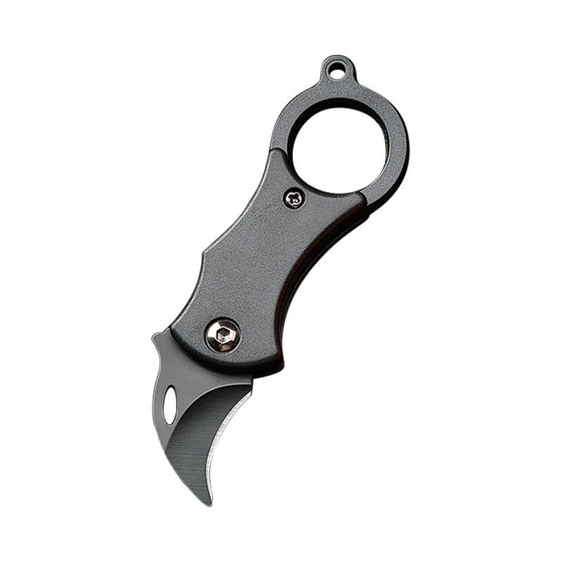 Mini Fox Necklace Pocket Knife Outdoor Portable Defense Eagle Claw Folding Knife Home Travel Open Box Keychain Folding Knife