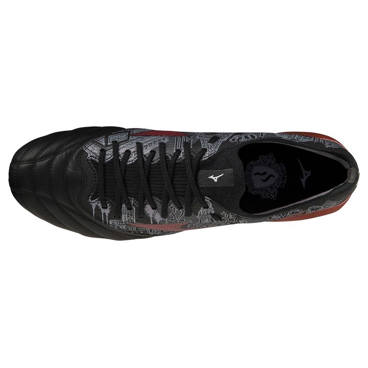 Серхио Рамос x Mizuno Morelia Neo 3 Beta SR4 Elite Черный Высокий риск Красный Мужские Кроссовки P1GA239604