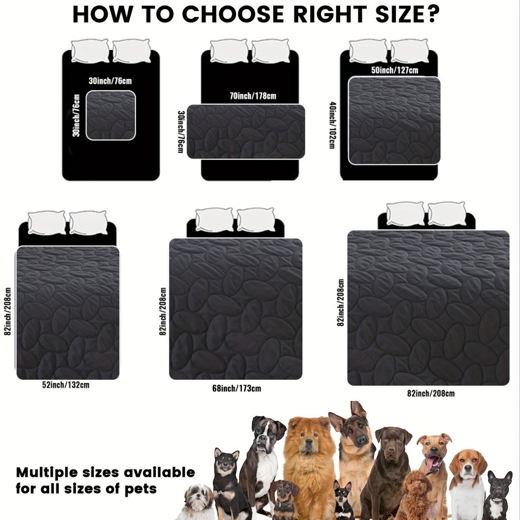 Одеяло для кровати для собак, водонепроницаемое покрывало для кровати для собак, чехол для дивана, одеяло для домашних животных для мебели, кровати, дивана, дивана