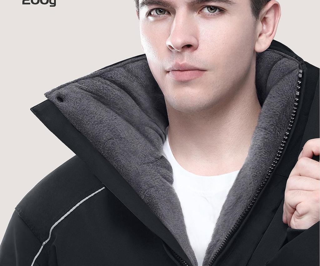 Ветровка для электровелосипеда Bemei с флисовой подкладкой, водонепроницаемая - Зимняя теплая, ветрозащитная, утолщенная, двухсторонняя.