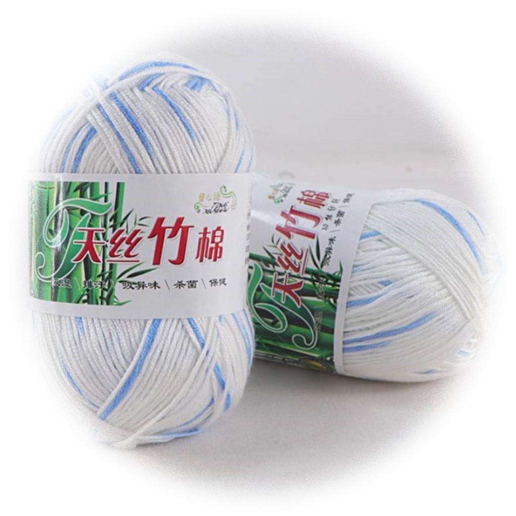 Organic Bamboo Charcoal Milk Cotton Yarn For Baby Crochet And Diy Knitting
