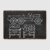 Jeep Willys MB Vintage Off Road Classic Vehicle Metal Tin Sign Truck Indoor and Outdoor Home Bar Coffee Kitchen Wall Decoration