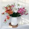 15 Heads Artificial Phalaenopsis Bouquet Photography Props Wedding Fake Flower  Wedding Decoration