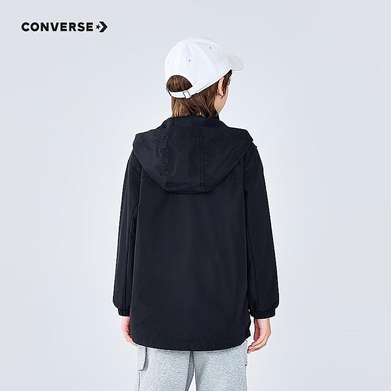 Converse Детская флисовая ветровка с капюшоном для любой погоды