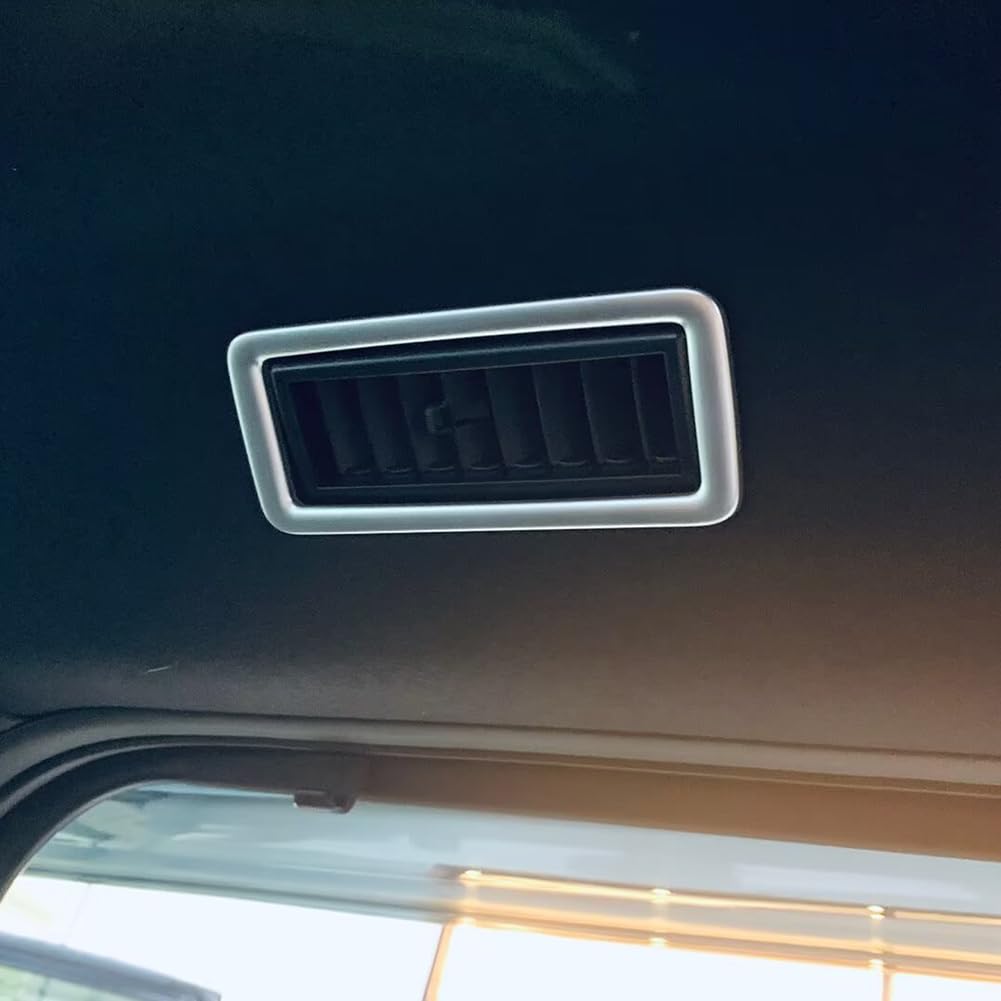 RUIQ Специальная панель воздуховода на крыше салона для Toyota 90-й серии 2022, декоративная накладка кольца кондиционера заднего сиденья, панель вентиляционного отверстия, специальный дизайн для Toyota 90