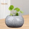 Seramika kosasi Lotus ekiladigan idish Dumaloq mini guldon Sirlangan bonsai kosasi Lotus uchun idish Sentipeda ekish uchun Kichik gidroponik oʻsimliklar