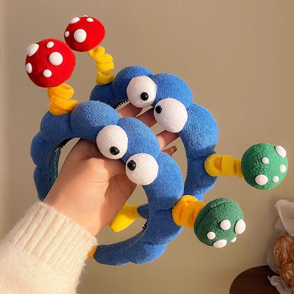 1 шт. Скрученный обруч для волос, большая глазная грибная повязка на голову, головной убор, новая губчатая повязка на голову, женская, для девочки