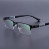 Классические мужские деловые очки для близорукости в полуоправе, очки унисекс по рецепту, очки в стиле ретро с минусом диоптрий, близорукие очки от 0 до -4,0
