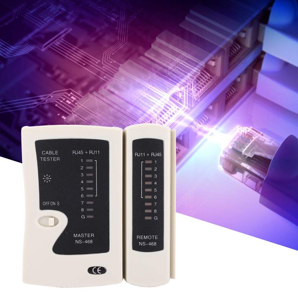 Сетевой кабель RJ45 RJ11 RJ12 Кабель LAN LAN Кабель Поддерживает Автоматическое Проводное Сетевое Подключение 25 мА Пластиковый Тестер, Тестер, Тестер, Проверочное Устройство, Детектор, Режим Быстро/Медленно,