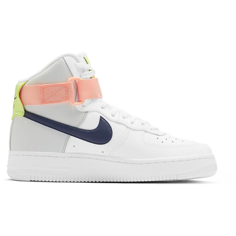 Nike Женские кроссовки Air Force 1 High 'Белый/Полуночный синий' 334031-117