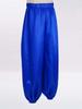 Kids Performance Bloomers - Loose Satin Belly Dance Pants with Elastic Waistband for Parties & Shows