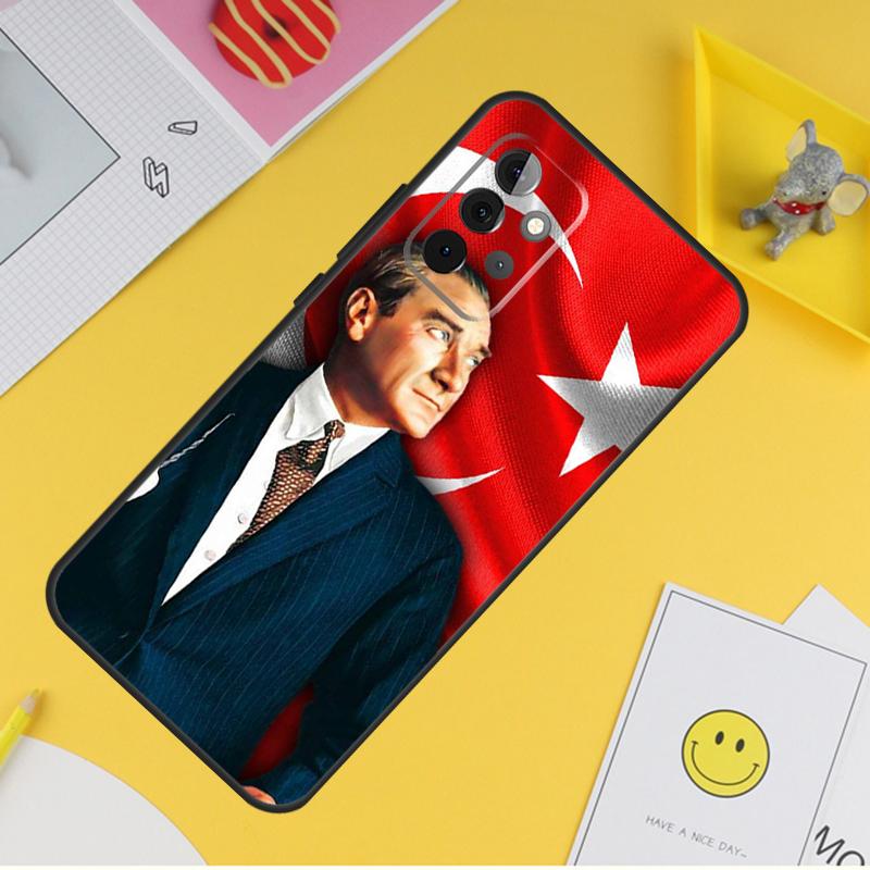 Турция Мустафа Кемаль Ататюрк Чехол Для Samsung Galaxy A15 A17 A54 A34 A14 A13 A23 A33 A53 A52 A32 A12 A56 A36 A16 A35 A55
